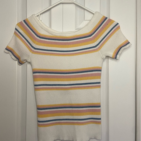 Ribbed Striped Top - Picture 3 of 3